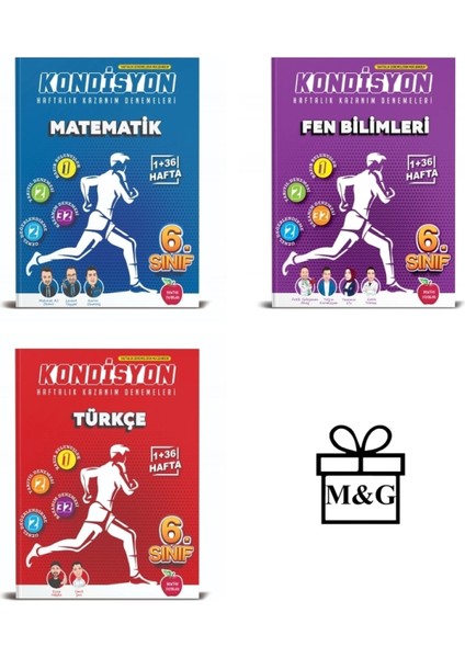 Newton Yayınları 6. Sınıf Kondisyon Matematik Fen Bilimleri ve Türkçe Denemesi