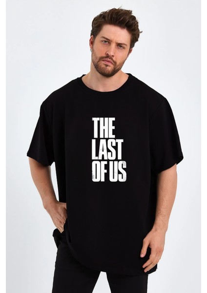 Last Of Us Baskılı Sıfır Yaka Oversize Tişört