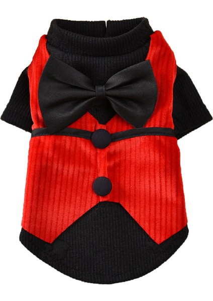 Evcil Hayvan Kıyafeti - Siyah / Kırmızı (Yurt Dışından)