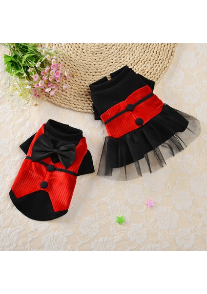Evcil Hayvan Kıyafeti - Siyah / Kırmızı (Yurt Dışından) fiyatları