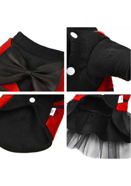 Evcil Hayvan Kıyafeti - Siyah / Kırmızı (Yurt Dışından) fırsatları