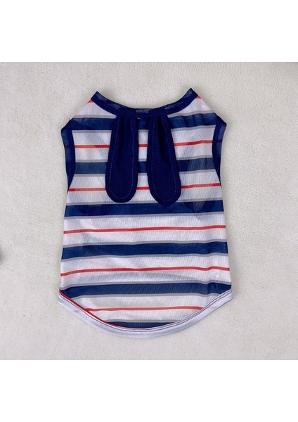 Evcil Hayvan Kıyafeti - Beyaz / Mavi (Yurt Dışından)