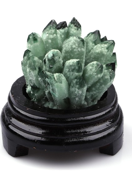 Yeşil Kuvars Doğal Taş Standlı Ham Parça