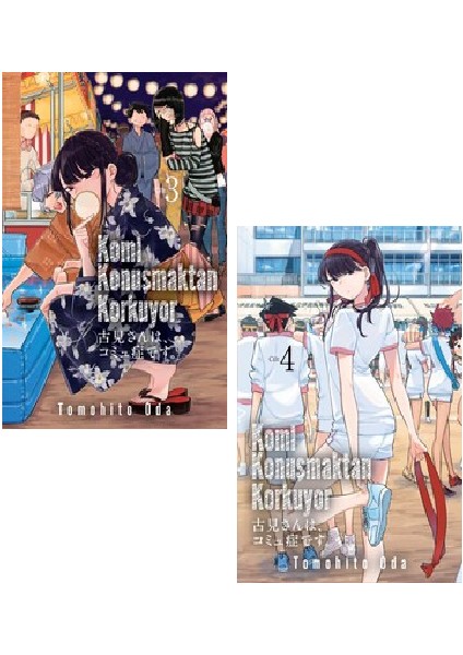 Komi Konuşmaktan Korkuyor 3-4. Ciltler Manga Seti - Tomohito Oda