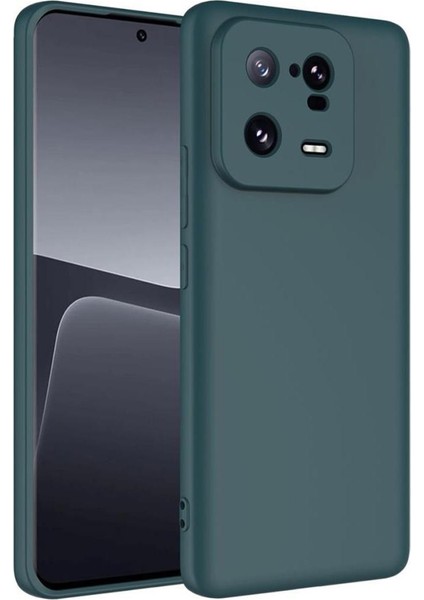 Xiaomi Mi 13 Pro Kılıf Lansman Tasarım Iç Yüzeyi Kadife Silikon