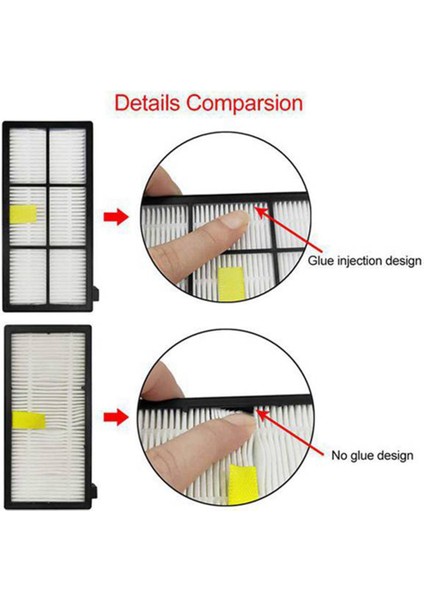 Irobot 800 900 Serisi 805 860 870 871 Için Ana Yan Fırça Hepa Filtresi (Yurt Dışından) indirimleri