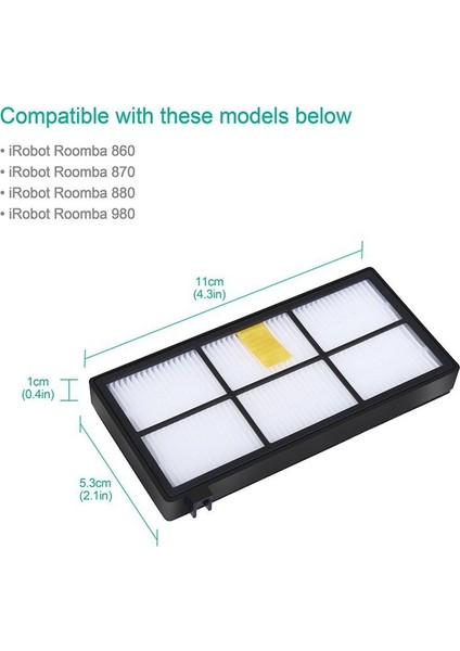 Irobot Roomba 880 860 870 Yedek Fırça Seti Için 14PCS Aksesuarlar (Yurt Dışından) modelleri