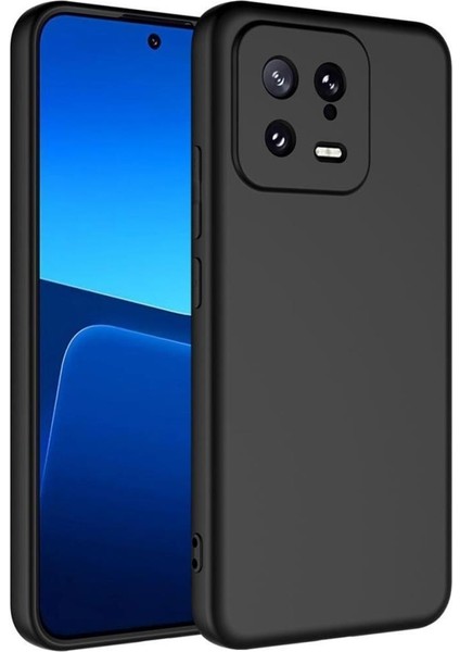 Xiaomi Mi 13 Kılıf Lansman Tasarım Iç Yüzeyi Kadife Silikon