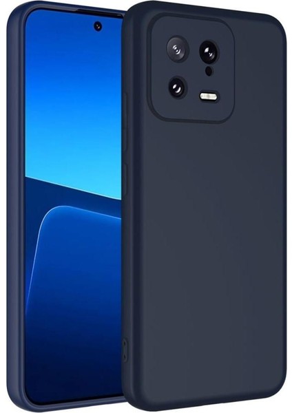 Xiaomi Mi 13 Kılıf Lansman Tasarım Iç Yüzeyi Kadife Silikon