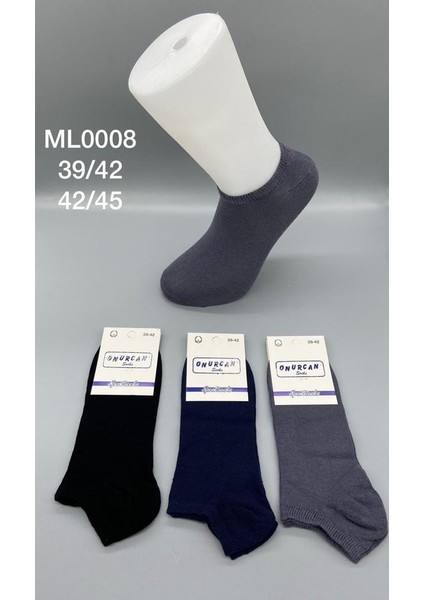 Patik Likralı Erkek 6 Adet ML-0008 42-45