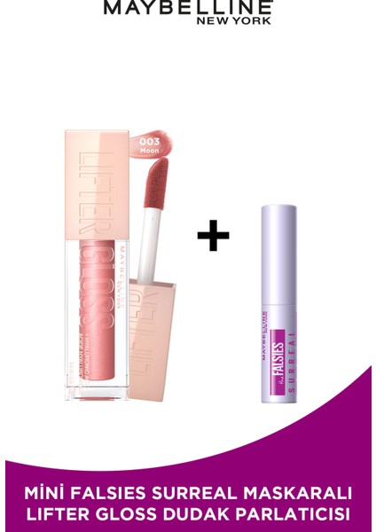 Lifter Gloss Nemlendirici Dudak Parlatıcısı - 003 Moon Mini Surreal Maskara Hediyeli