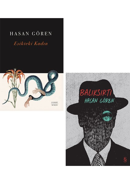 Eşikteki Kadın - Balıksırtı - 2 Kitap - Hasan Gören