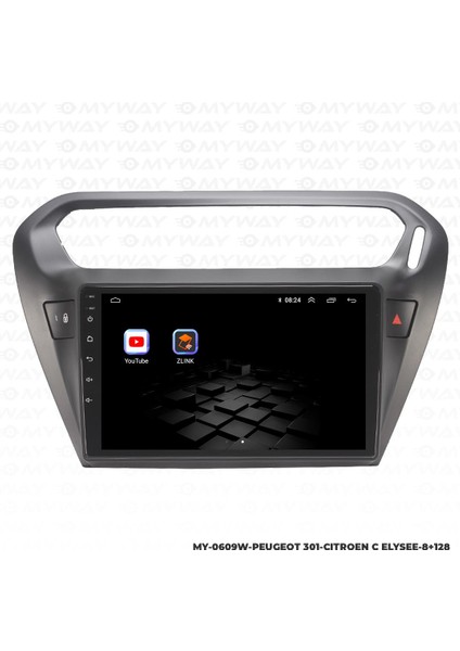 Peugeot 301 Android 12 Multimedya Carplay 4gb RAM+64GB HDD Navigasyon Ekran indirimleri