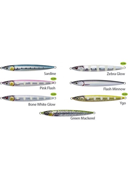3D Slim Jig Minnow 60 gr 12,5 cm Suni Yem Flash Minno modelleri