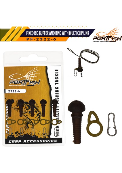 2322-6 Fixed Rig Buffer And Ring With Multi Clip Link