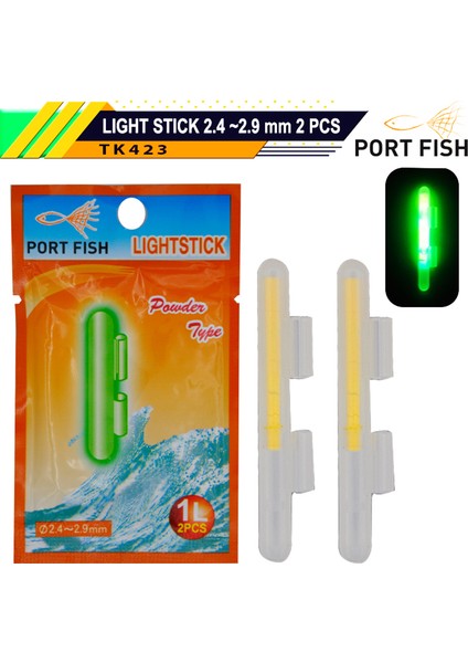 Fosfor Kendinden Aparatlı Çiftli (2,4-2,9 Mm)