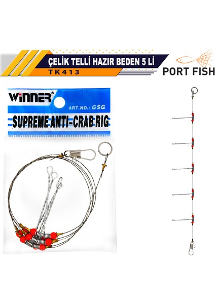 Çelik Telli Hazır Beden 5 Li TK413