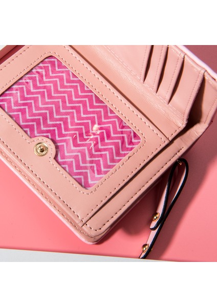 Kadın Mini Cüzdan - Pembe (Yurt Dışından)