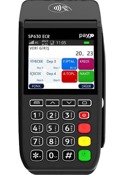 4g Bağlantılı Paygo SP630 Ecr Yazarkasa Pos Cihazı