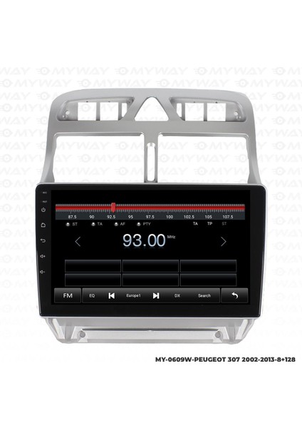 Peugeot 307 Android 12 Multimedya Carplay 4gb RAM+64GB HDD Navigasyon Oem Ekran