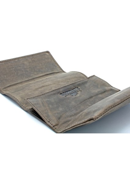 Peat Tobacco Pouch 1 Kahve Deri Pipo Tütün Kesesi