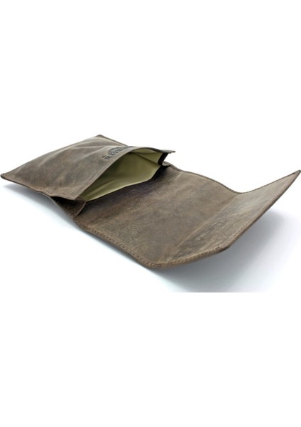 Peat Tobacco Pouch 1 Kahve Deri Pipo Tütün Kesesi