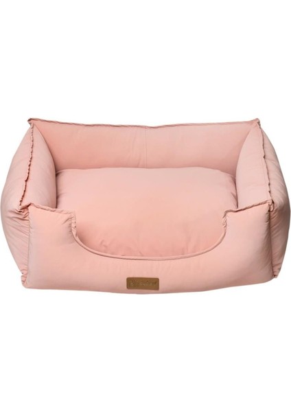 Premium Mochi Kedi Köpek Yatağı Pembe Small 60X50X19 cm