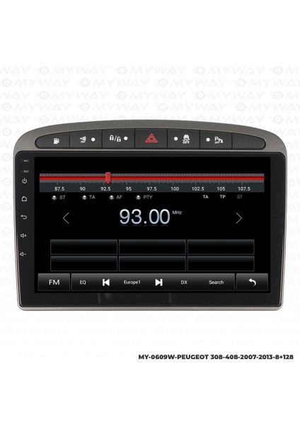 Peugeot 308 Android 12 Multimedya Carplay 4gb RAM+64GB HDD Navigasyon Ekran fırsatları