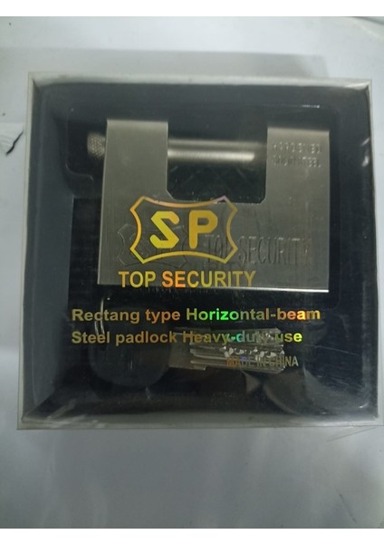 Top Security Kayar Milli Asma Kilit 96 mm