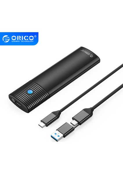 Usb3.2 Gen2 10GBPS 4tb M.2 Nvme Ngff SSD Muhafaza Harddisk Kutusu, Sata Pcıe M-Key B+M Key, 2230/2242/2260/2280, Siyah, Pwem2-G2-Bk