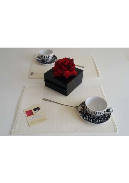 Amerikan Servis Plain Tessa 32X45 cm Leke Tutmaz Krem-2'li fiyatları