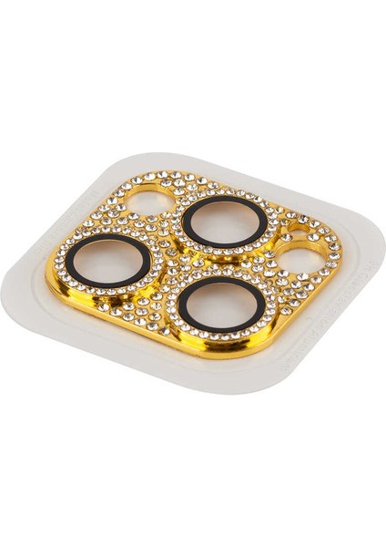 Apple iPhone 13 Mini Kamera Lens Koruyucu Parıldayan Taşlı ve Renkli Tasarım Kolay Takma Aparatlı (Cl-08) modelleri
