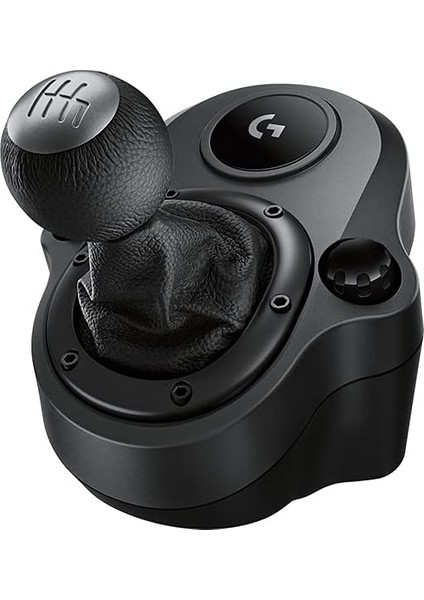 G G923, G29 Veya G920 Için Driving Force Vites Kolu, 6 Vites, Geri Vites, Çelik ve Deri, Siyah