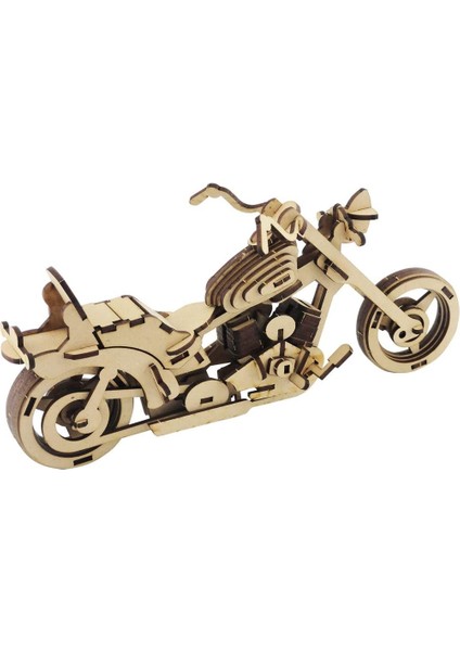 3D Sergi 3D Ahşap Puzzle Motosiklet Mak 106 Parça