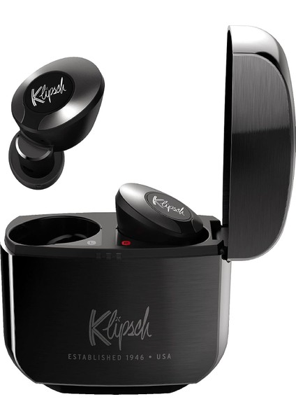 Klipsch T5 Iı True Wireless Anc Kablosuz Kulak Içi Bluetooth Kulaklık, 25 Saat Çalma, Suya Dayanıklı, Siyah