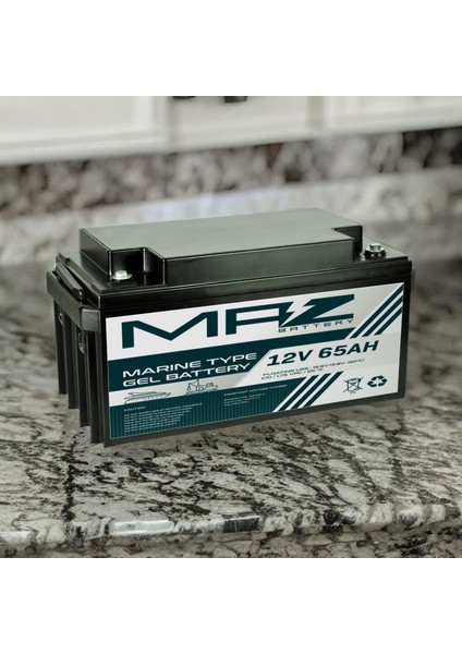 12 Volt 65 Amper (Ah) Marine Jel VRLA Akü (Yeni Üretim)