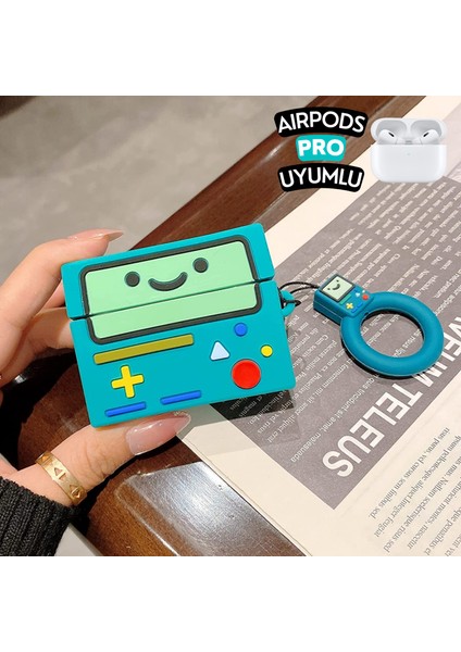 Airpods Pro Uyumlu Bmo Oyun Konsolu Figürlü Sevimli Kulaklık Kılıfı