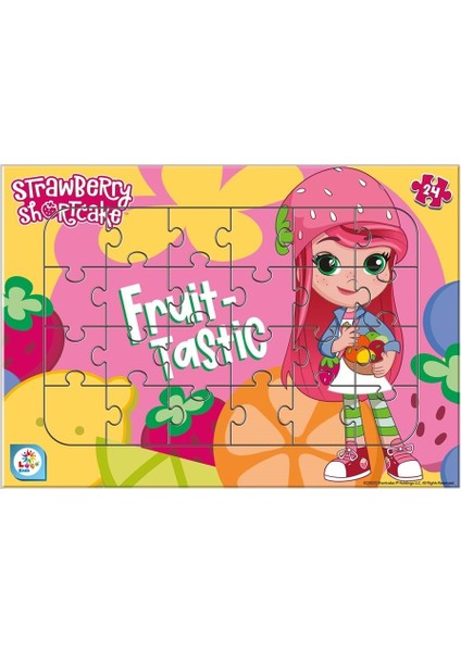 Çilek Kız Strawberry Shortcake Puzzle/yapboz 24 Parça