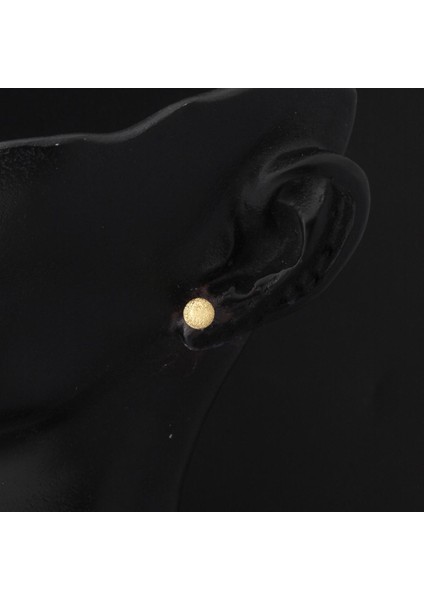 Kumlu Tasarım 14 Ayar Altın Top Küpe 5 Mm. fiyatları