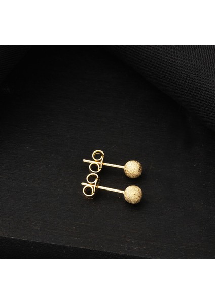Kumlu Tasarım 14 Ayar Altın Top Küpe 5 Mm. fırsatları