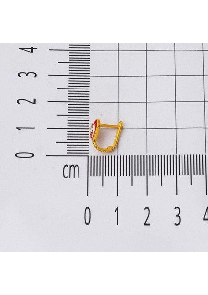 Kalpli 22 Ayar Altın Çocuk Küpesi