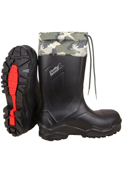 X-Rigger Siyah / Siyah (Boğazlı) Çizme