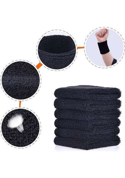 2'li Tenisçi Seti Ter Tutucu Havlu Kafa Bandı Sporcu Saç Bandı + 2 Adet (Çift) Havlu Bileklik fiyatları