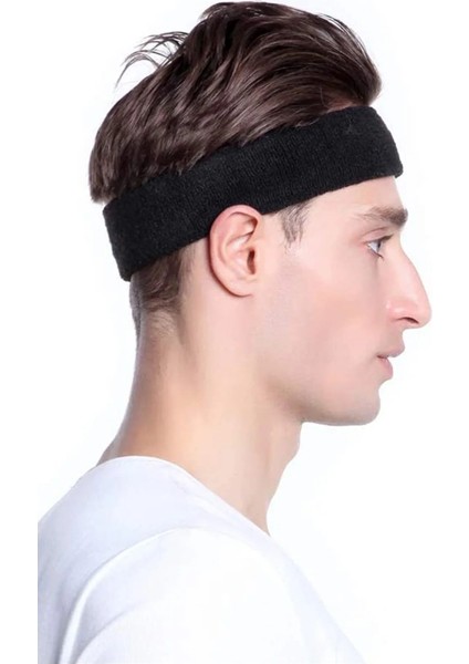 2'li Tenisçi Seti Ter Tutucu Havlu Kafa Bandı Sporcu Saç Bandı + 2 Adet (Çift) Havlu Bileklik indirimleri