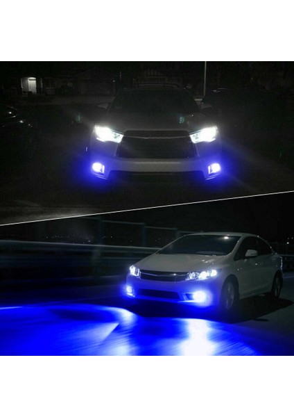 C6 LED Xenon Far Ampulü Şimşek Etkili 5800LM Chip On Board 10000K Deli Mavi H1