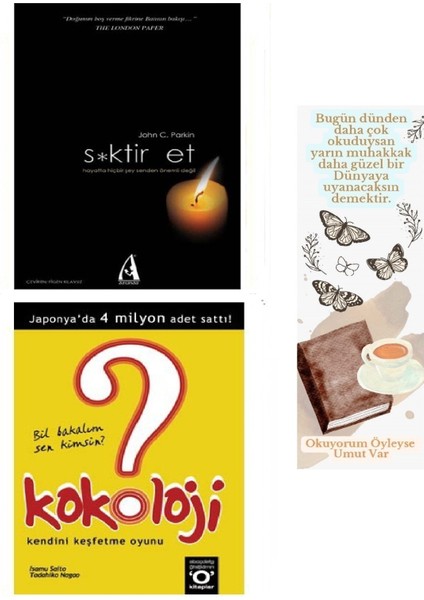 S*ktir Et - Kokoloji – Bil Bakalım Sen Kimsin? (2. El Kitap Seti) - Okuyorum Öyleyse Umut Var Ayraç Hediye