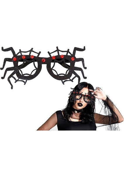 Halloween Temalı Skull Eli Camsız Parti Gözlüğü Siyah Renk Eva Malzeme 1 Adet