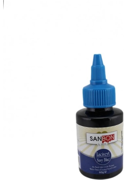 Gıda Boyası Su Bazlı Likit Sıvı Gıda Boyası 60 gr Lacivert Renk