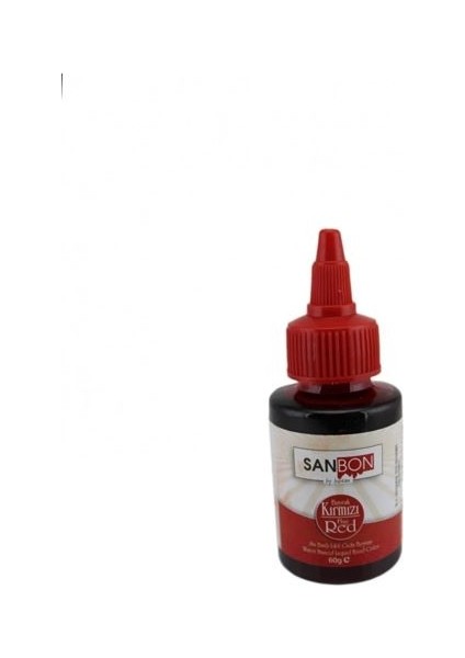 Gıda Boyası Su Bazlı Likit Sıvı Gıda Boyası 60 gr Kırmızı Renk