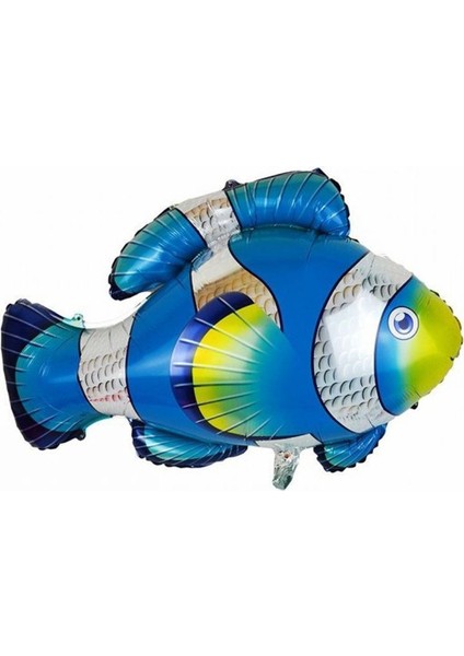 Mavi Renk Kayıp Balık Nemo 90 x 71 cm Folyo Balon